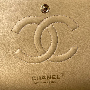 BOLSA CHANEL CAVIAR - DOURADA